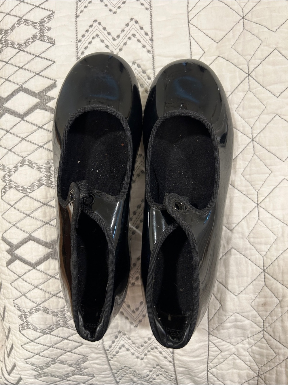 Capezio Black Patent Mary Jane Tap Shoes for Kids